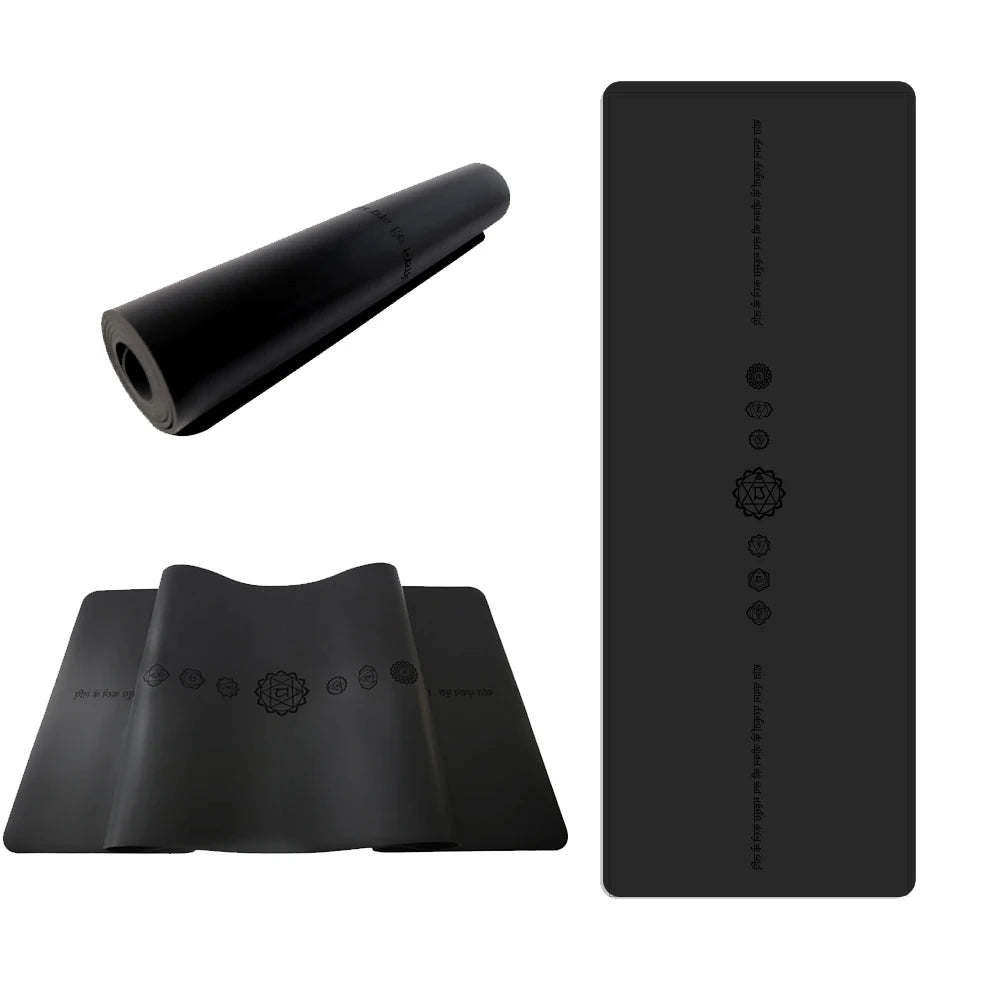 Wholesale Sale Custom Material Shape PVC TPU Round PU TPE Natural Rubber Printed Yoga Mat Roll Bulk Cheap Mats Yoga