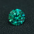 SICGEM Cheap Price Moissanite Loose Gemstones  Round Brilliant Cut Green Color Moissanite Stone