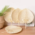 Heart Bamboo Uchiwa Bamboo Paddle Fan Wedding Gifts