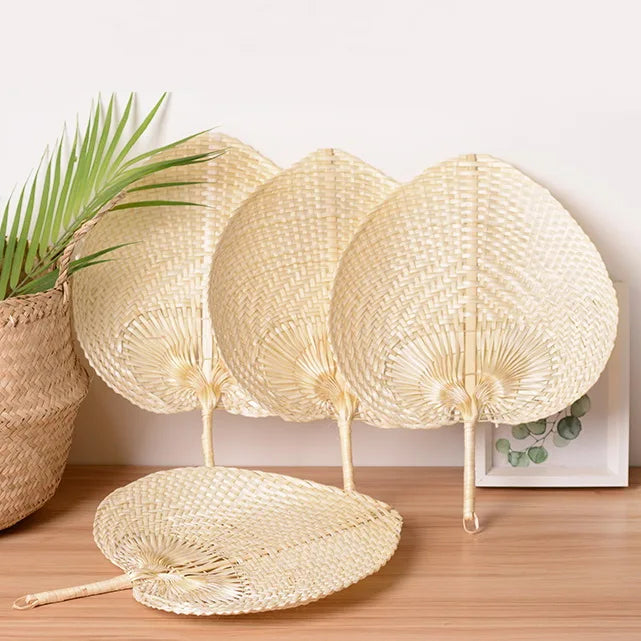 Heart Bamboo Uchiwa Bamboo Paddle Fan Wedding Gifts