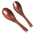 Factory Suppliers Edible Ecological Wooden Spoons Food Serving Flatware Cutlery Set