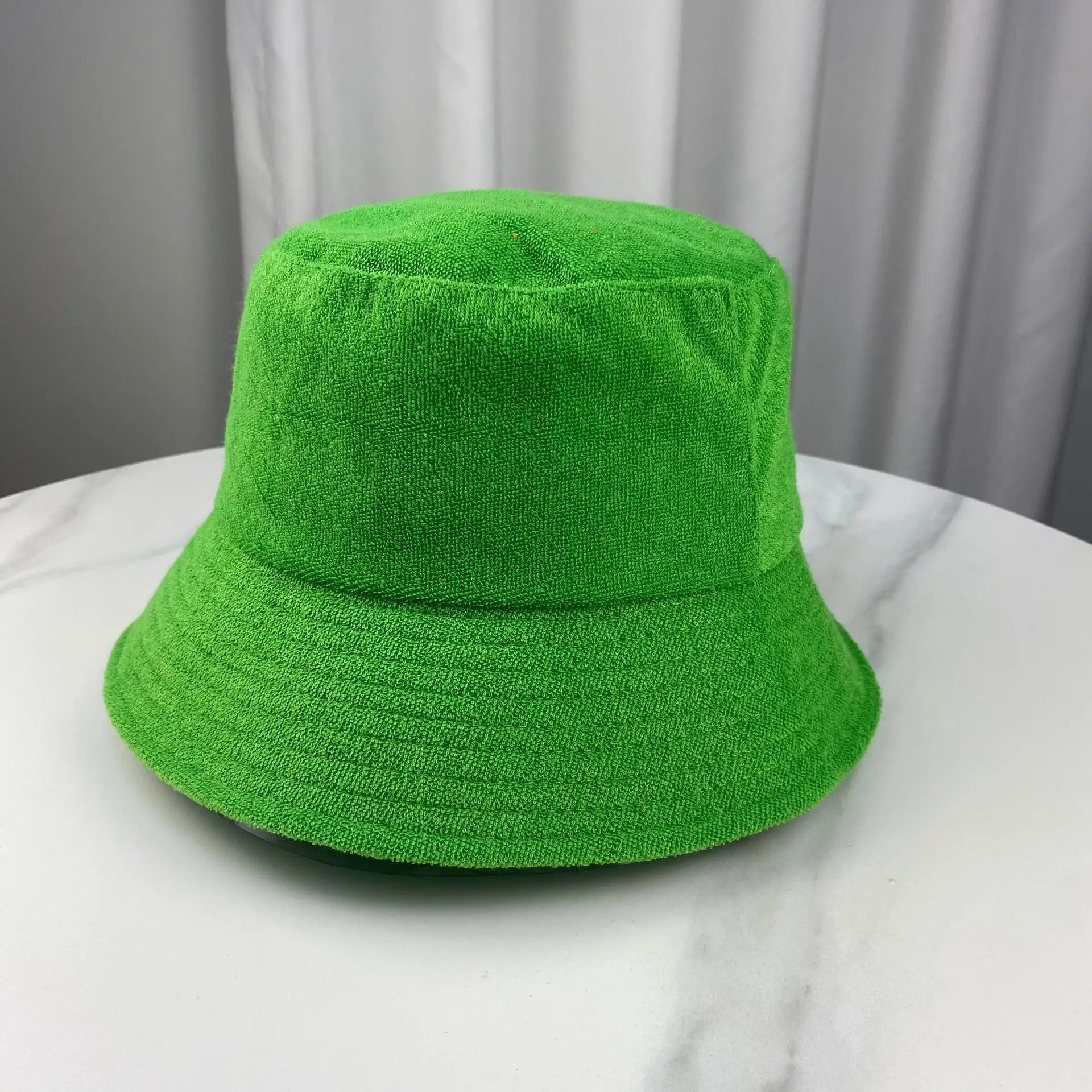 Hot Selling Unisex Summer Bucket Hat Luxury Custom Polyester Terry Cloth Toweling Wholesale for Fishing Casual Ski Party Cycling