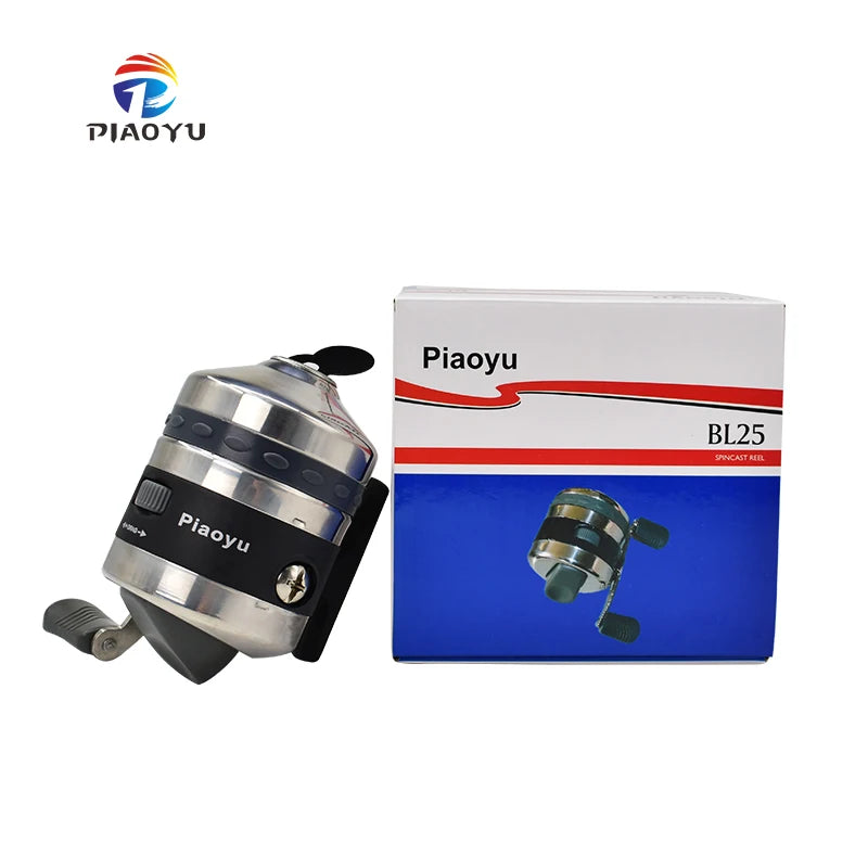 Fishing Reels Speed Ratio 3.3:1 for Slingshot Shooting Fish Use Dart Stainless Steel Closed Fishing Reel Outdoor Hunting
