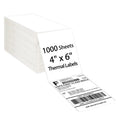 Self Adhesive 4x6 Direct Thermal Sticker Paper Thermal Transfer Printing Labels Blank Shipping Label Printer