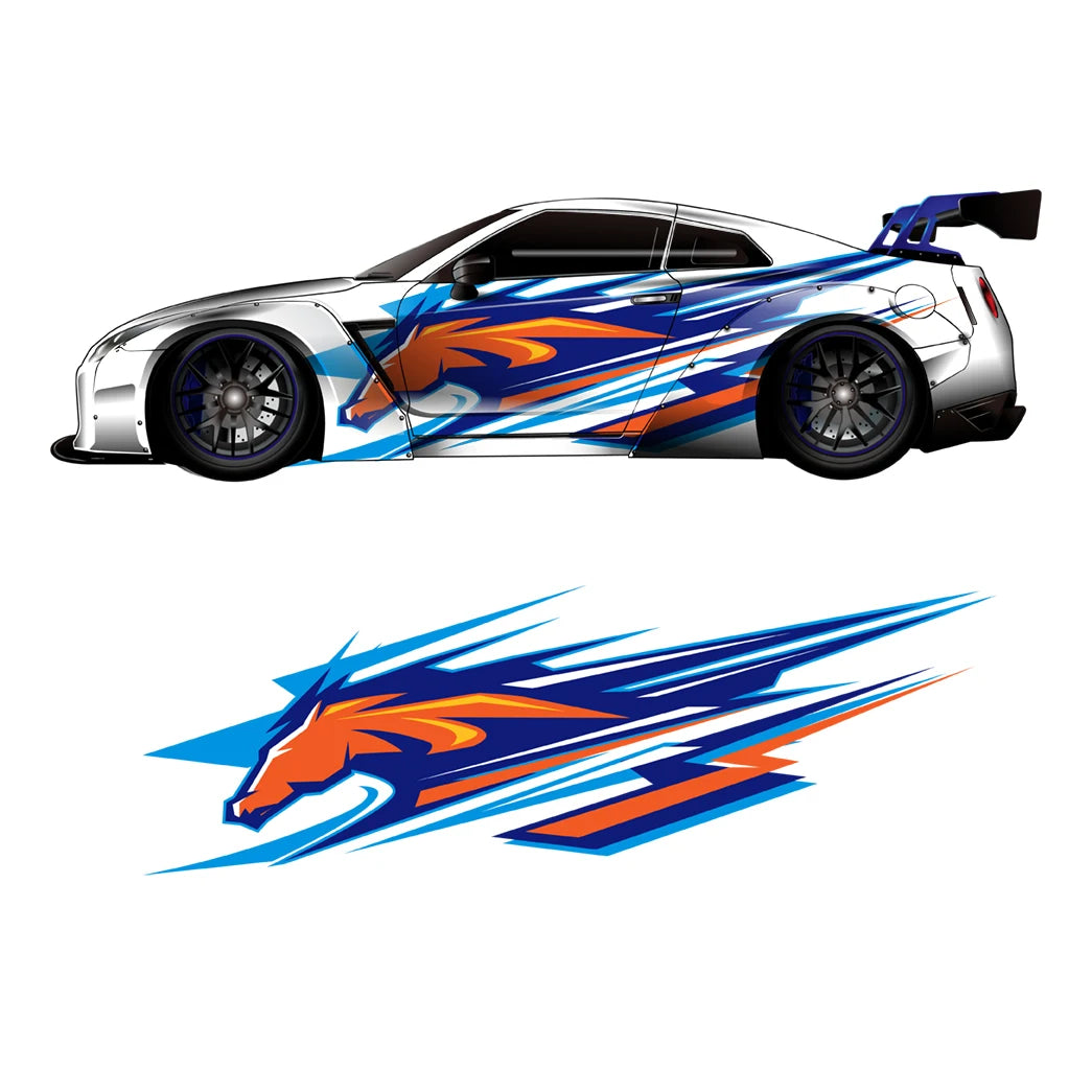 OEM Eco-Friendly Waterproof UV Digital Printing Vinyl Sticker Removable Adhesive Matte Lamination Car Windows Bumpers Custom