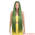High Temperature Ash Blonde Ombre T Part Synthetic Hair Wig Long Silky Straight HD Transparent Swiss Synthetic Lace Front Wig
