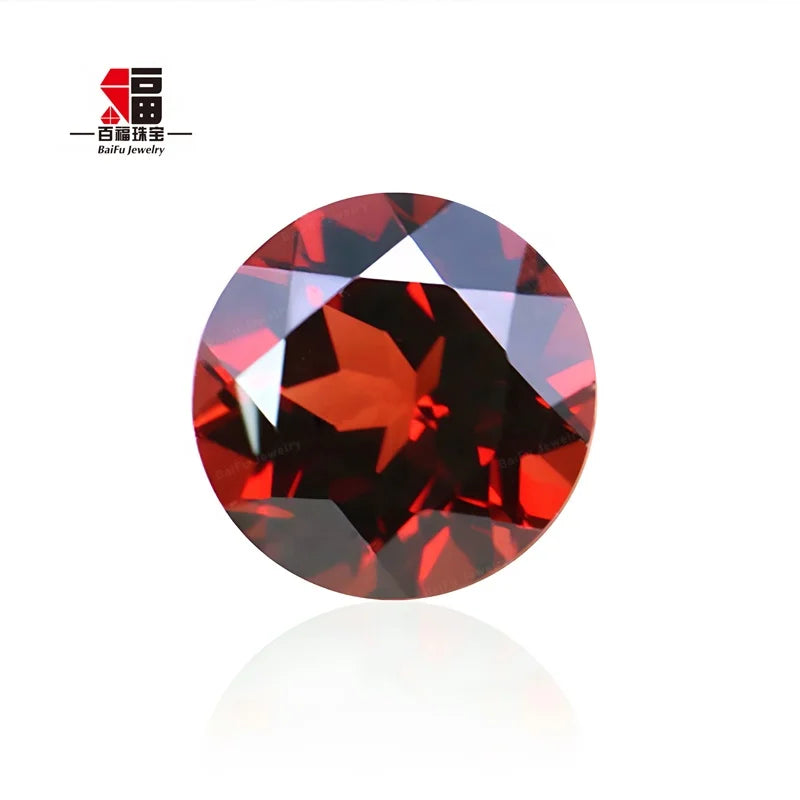 WuZhou BaiFu Natural Red Stone Garnet