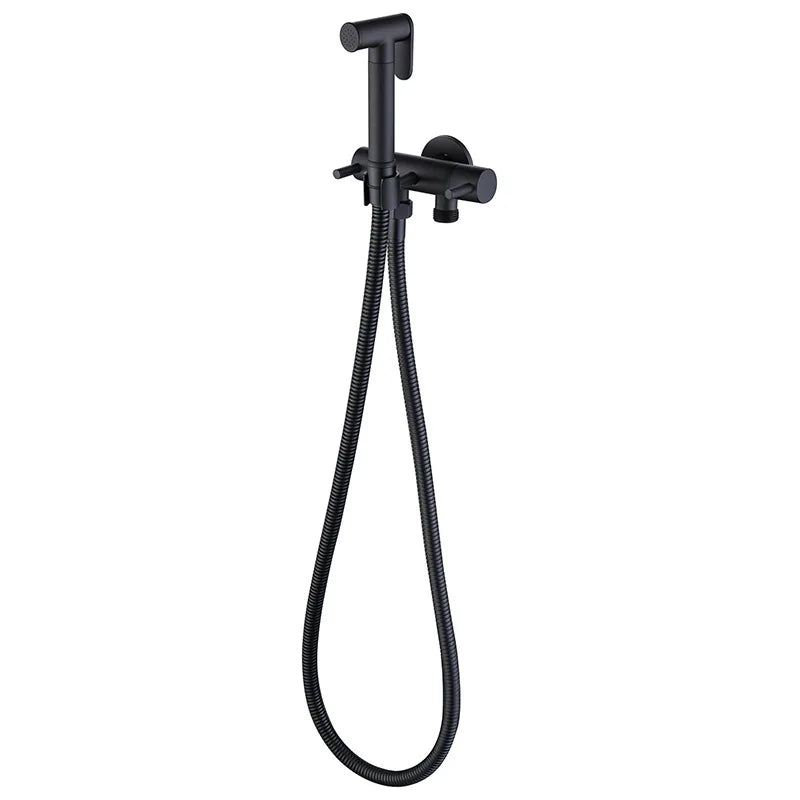 Bathroom Modern Multifunctional Stainless Steel Wall-Mounted Handheld Bidet Sprayer Increase Water Pressure Eco-Friendly Clean