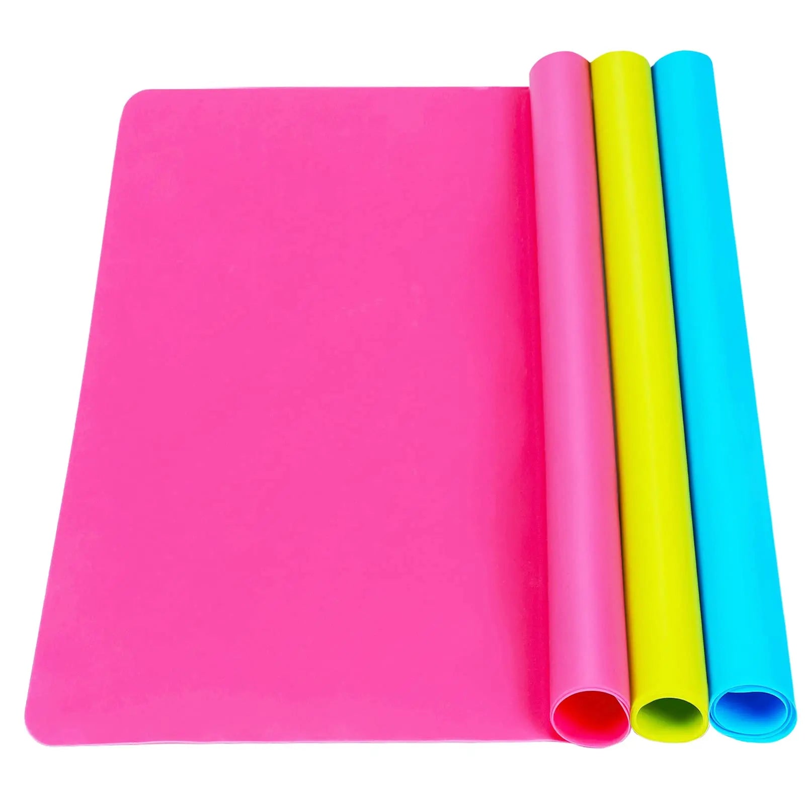 Classic Large Silicone Mat Nonstick Clay Mat with Thick Silicone Sheet for Crafts Resin Molds Playdough Mat