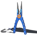 DORISEA Waterproof Multi-Functional Aluminum Fishing Pliers Line Scissors Cutter Hook Remover Fish Holder Catfish Snapper Lake
