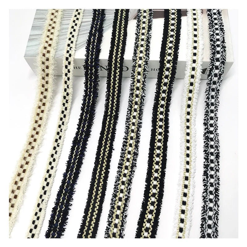 Most Popular Eco-Friendly Custom Crocheted Christmas Clothing Ribbon Lace Women's Accessories for Autumn and Winter