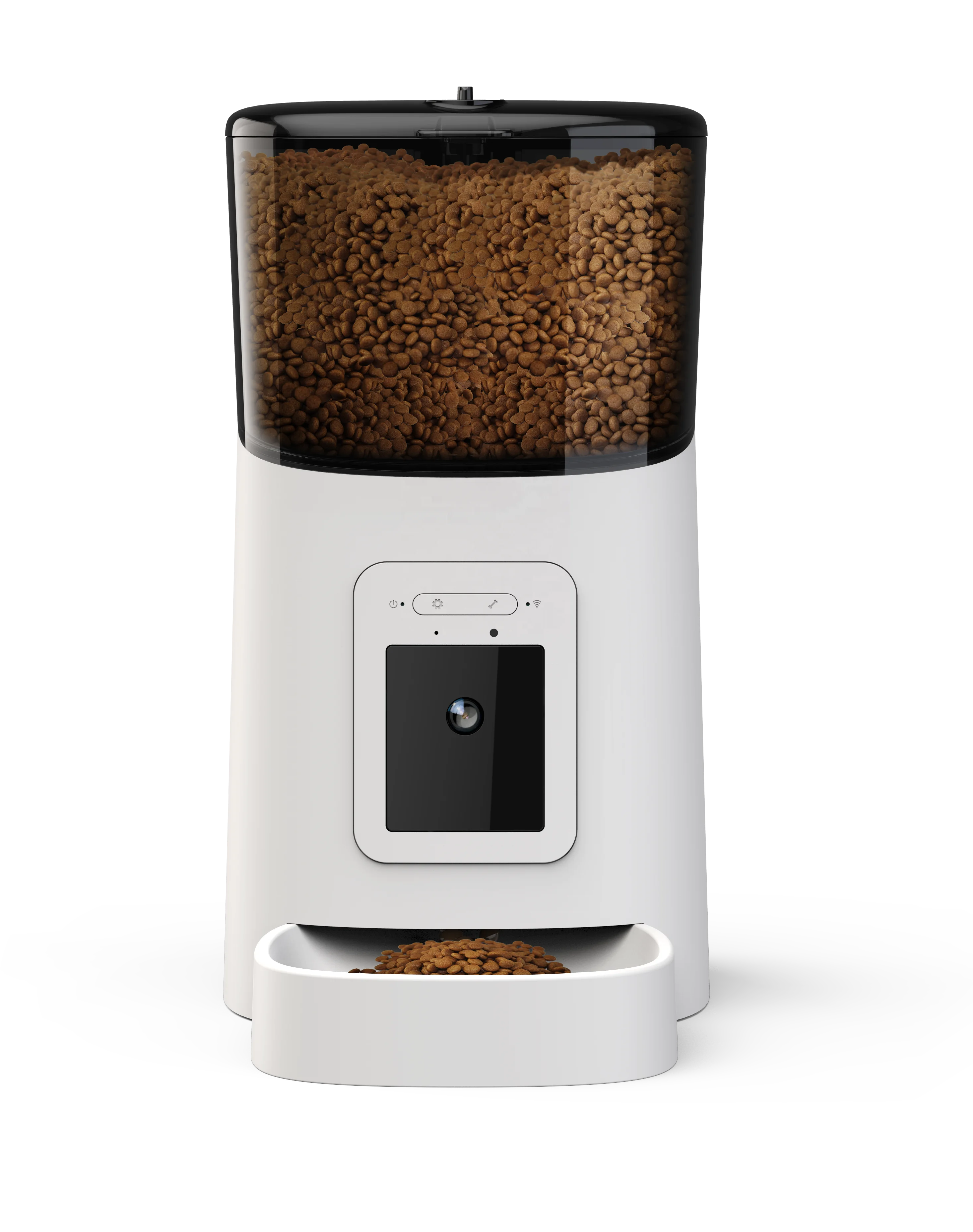 Automatic Cat Feeders 6L Smart Dog Feeder with Timer Voice and Video Recording WiFi HD 1080P Camera Pet Feeder