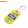 Free Design Custom Metal Crafts 3D Soft Enamel Gold Plated Dog Tags Hip Hop Style Pendant with Name and Number