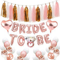 Bride to Be Balloon Arch Garland Rose Gold Balloon Arch Kit for Bridal Shower Party Decorations