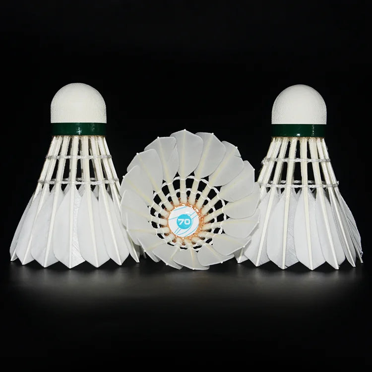Outdoor Sport Badminton Shuttlecock Traditional Brand Ready to Ship China Factory 1st Class Goose Feather Badminton Shuttlecock