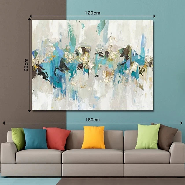 Wholesale Customized OEM Bulk Order Hotel Project Oil Painting Hand Painted Abstract Modern Rolled Canvas Rolled Without Frame