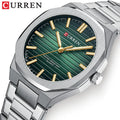 CURREN New Men Watch Top Brand Luxury Waterproof Sport Male Clock Stainless Steel Watches Quartz Fashion Wristwatch Gift 8456