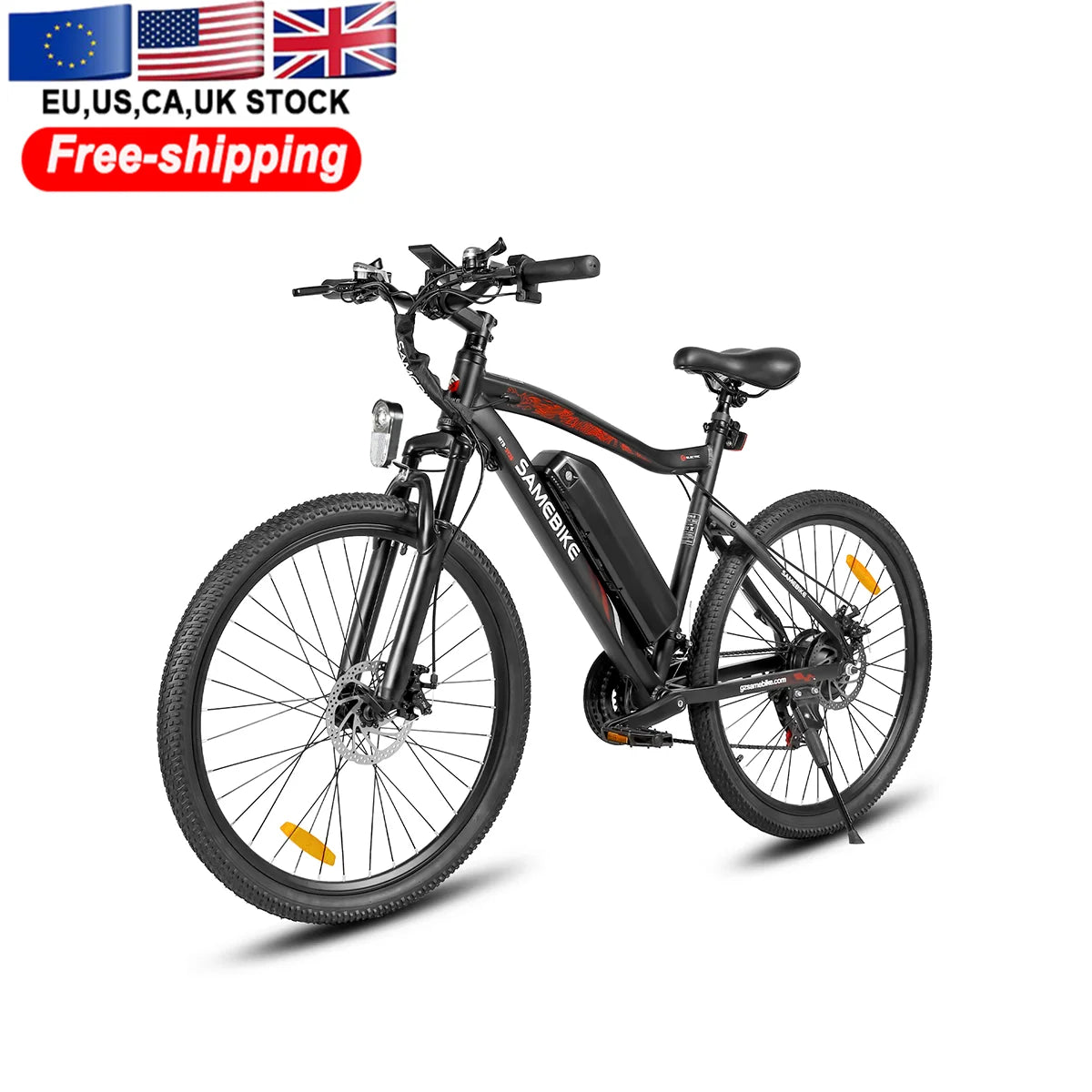 SAMEBIKE EU Stock Poland Warehouse DDP Door to Door Home Delivery Electric Mountain Ebike 250w