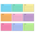 Multi Colored Sticky Notes for Student Offices with Strong Stickiness Creative Plan Notebook Customization logo