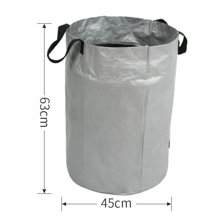 Large Capacity Garden Durable Bags Portable Foldable Garden Sacks Water-proof Garden Leaf Bag