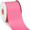 Okay Wholesale 3\" Double Face Grosgrain Ribbon 196 Hot Pink Colors 100% Polyester Economical Bulk Ribbons