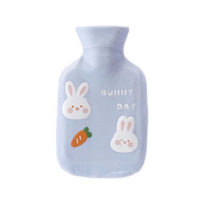 Autumn and Winter New Mini Cartoon Bunny Hot Water Bag for Girls Hot Water Bottle to Warm Your Stomach