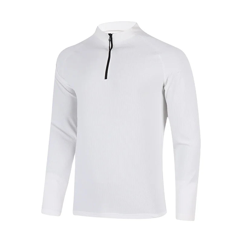 Men's Autumn Plus Size Spandex Printed Quarter Zip Hoodie Long Sleeve Active Performance Athletic Breathable Quick Dry