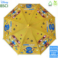 Straight Automatic Kids Umbrella for the Rain Rainproof Cartoon Umbrella with 4 Printed Robot Assorted