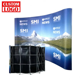Wholesale Cheap Price Fast Delivery Trade Show Exhibition Banner Custom Pop up Display Advertising Pop up Display Background