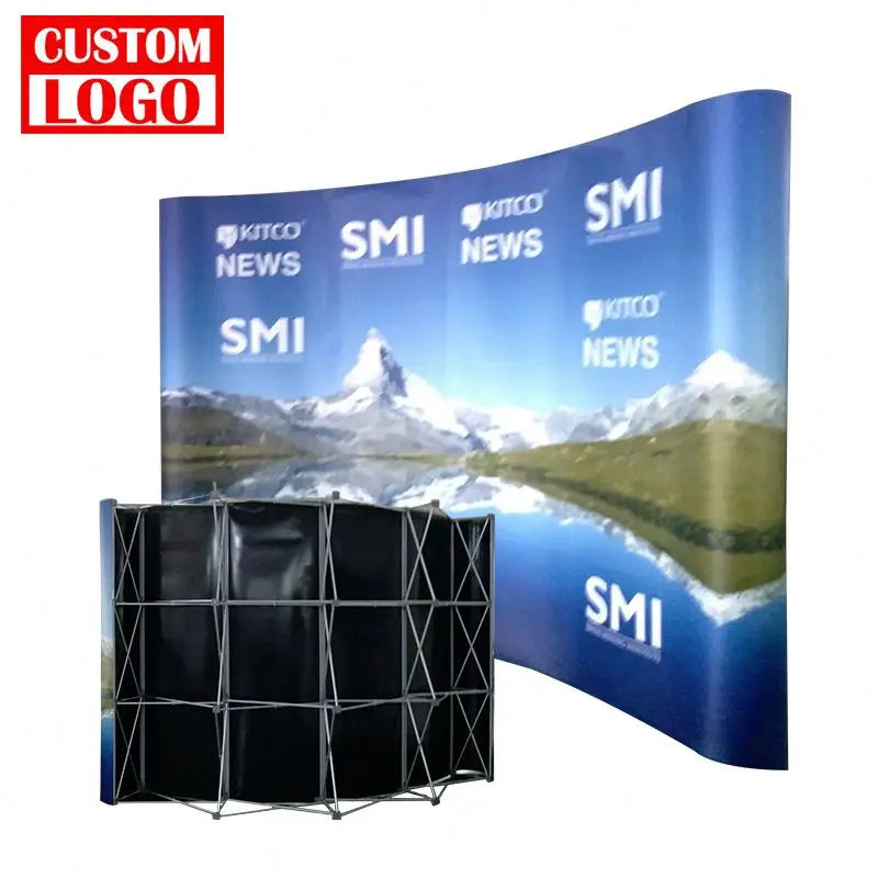 Wholesale Cheap Price Fast Delivery Trade Show Exhibition Banner Custom Pop up Display Advertising Pop up Display Background