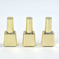 Empty Nail Polish Bottle With Brush and Gold Cap Factory Wholesale Luxury Design OEM Uv Gel Nail Polish Bottle