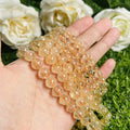 Wholesale Natural Yellow Crystal Bead Healing Beads 8mm Citrine Bracelets for Gifts