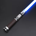 TXQSABER E15-A Dueling Lightsaber Black Series Swing LightSabers FOC Sabers with 16+ Sound Fonts Black Metal Hilt for Adults