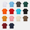 CARE Heavy Weight 200Gsm Printed Logo Oversized Short Sleeve Plain Casual Style 100% Cotton Men's T-Shirt