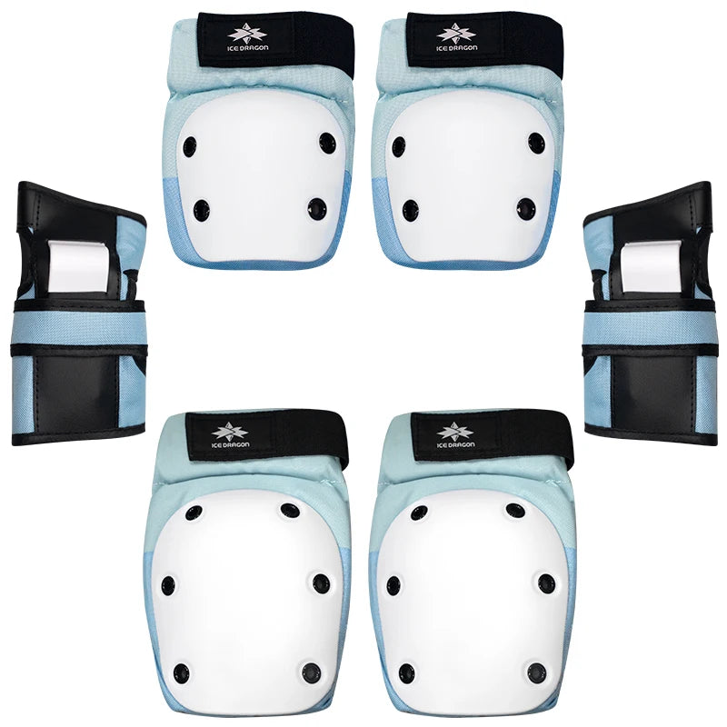 Adjustable Professional Elbow Knee Pads Wrist Guard Skateboard Skate Protective Gear Adults