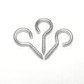 Non Standard Customized SS304 316 Stainless Steel Self-Tapping Ring Eye Wood Screw  Bolts Hook Screw in Eye Screws