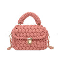 New Trendy Crocheted Ladies Handbags Woven Chunky Knit Purse Diy Crochet Bags Handmade Handbag Women