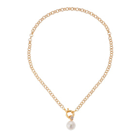 Hanpai New Design Crystal White Shell Necklace Turquoise Necklace Heart Stainless Steel Necklaces for Women