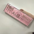 23pcs Bundle PINK RHINESTONE Brush Set Bling Makeup Brushes