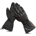 Goat Skin Winter Outdoor Riding Snowboard Motorcycle Waterproof Heated Gloves Rechargeable Electric Battery Heating Gloves