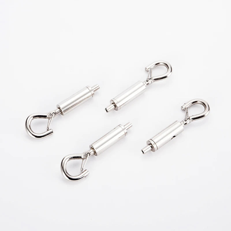 Factory Outlet Stainless Steel Adjustable Standard Cable Gripper With Hook for Led Light Grow Hanging System