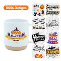 Wholesale Price Waterproof UV Printed Christmas Window Stickers for Glass Label Decoration