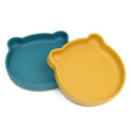 Silicone Plate BPA Free Customized Color Bear Shape Silicone Plate for Babies and Toddlers MegaBDM
