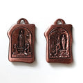 Patron Saint of Traveler Prayer Going Travelling Gift  Key Ring St Christopher Metal Catholic Keychain Pendant