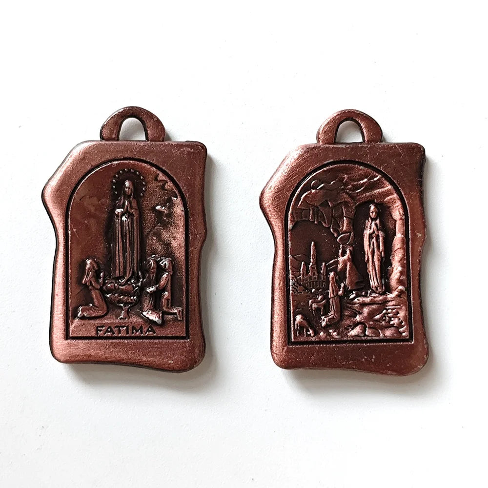 Patron Saint of Traveler Prayer Going Travelling Gift  Key Ring St Christopher Metal Catholic Keychain Pendant