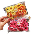 Elastic Korean Fashion Daisy Bag Gradient Towel Hair Ties & Bands for Girls Color Options 50 Pieces/Pack