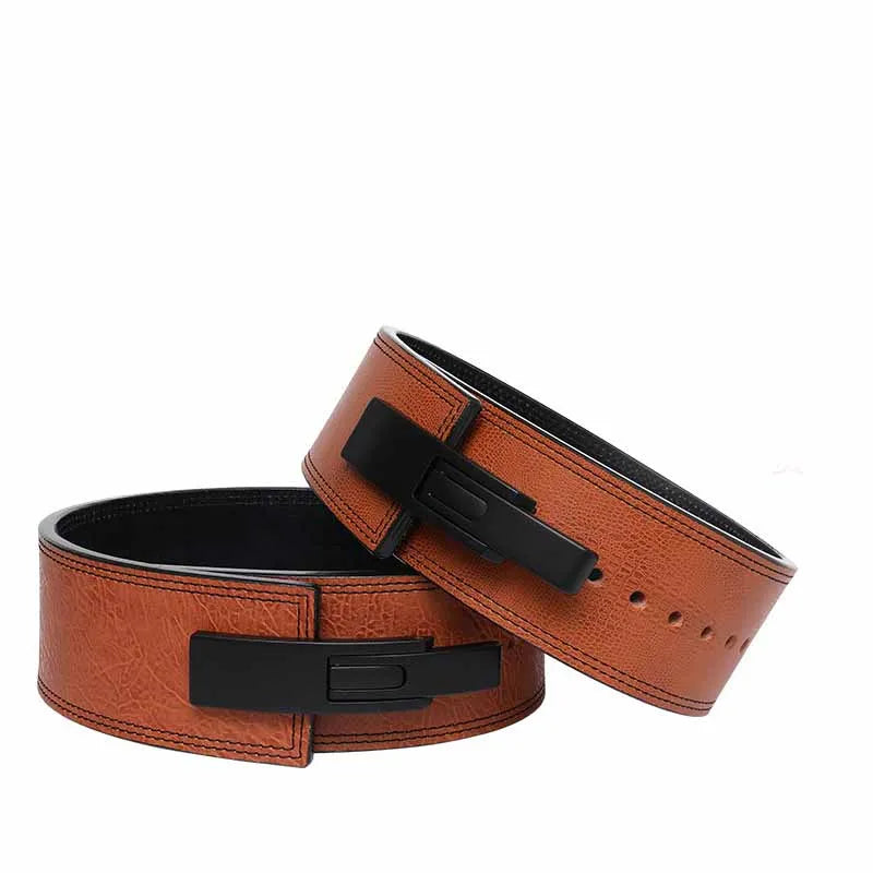 2023 Custom Logo Fitness Body Waist Support Weightlifting Leather Men Women Weight Lifting Belt