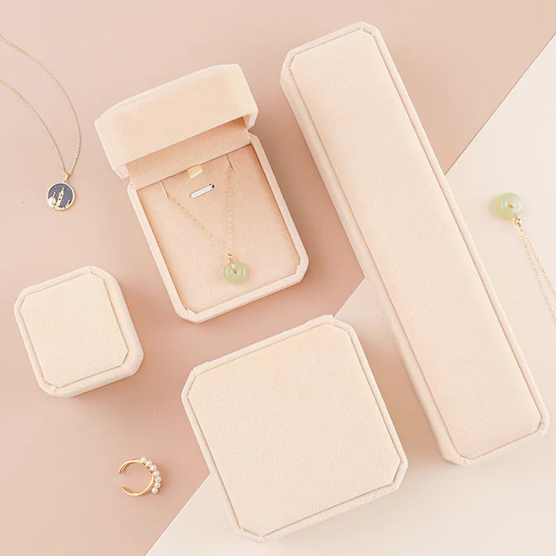 Professional Manufacture Luxury Wedding Jewelry Box Packaging Long Earrings Ring Gift Box Organizer With Velvet Insert