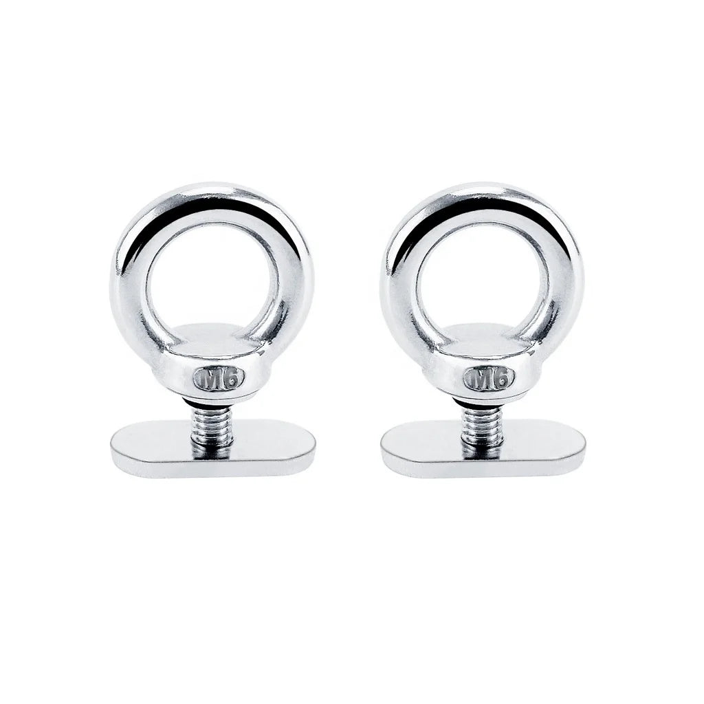 Direct Sale Stainless Steel SS316 Eyebolts for Kayak Canoe Slide Rail Lifting Ring with Screw Nut DIN Standard