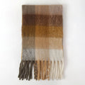 Fashion Scarf for Luxury Winter Cape Scarfs Classic Designer Scarves Plaid Thick Shawl Warm Ladies Blanket Cashmere